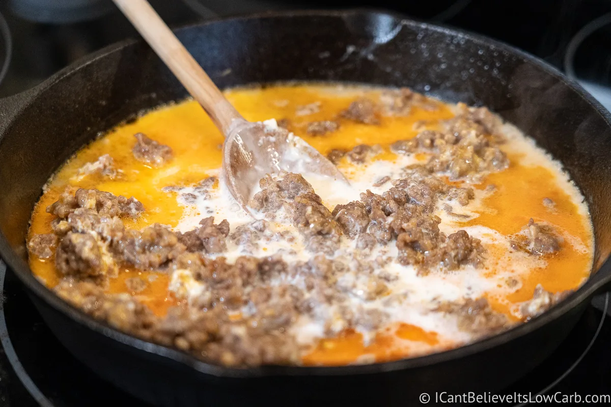 Cooking Keto Sausage Gravy