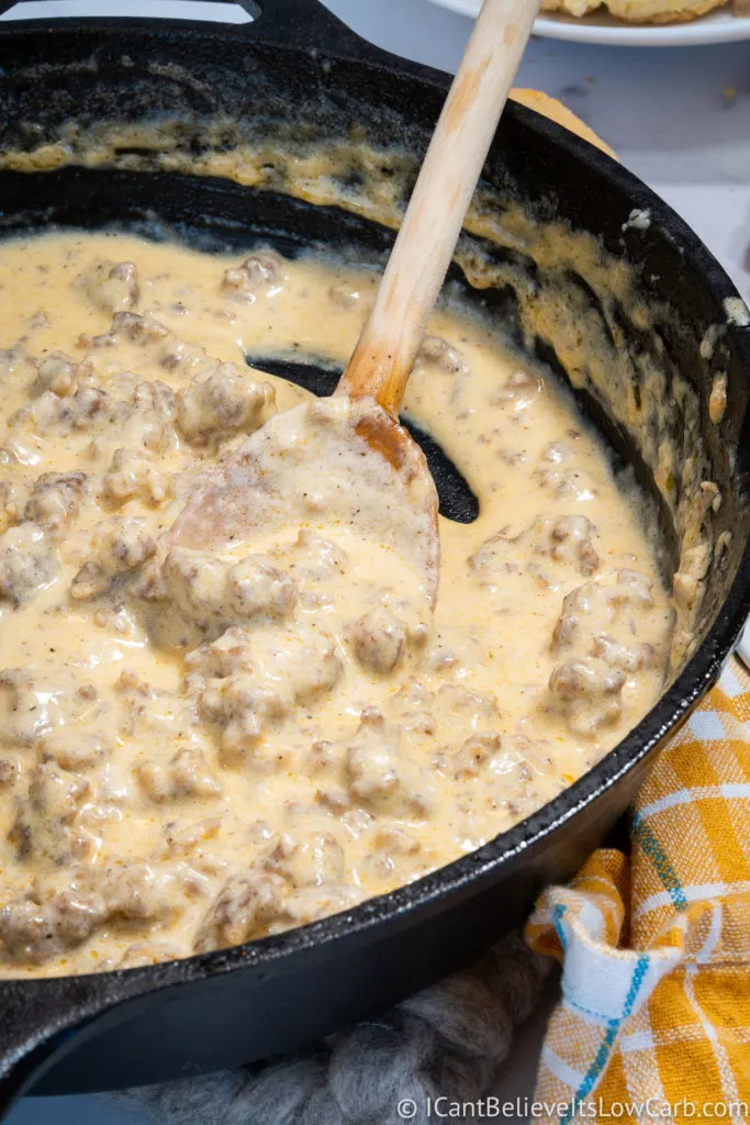 Low Carb Sausage Gravy