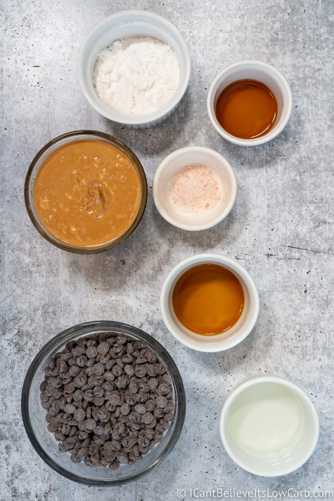 Keto Peanut Butter Cups Ingredients